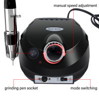 LULAA Máquina De Uñas Eléctrica Para Manicura Conjunto De Taladro Y Cortadores Para Uñas De Acrylico Herramientas De Pedicura Eléctrica - details 15