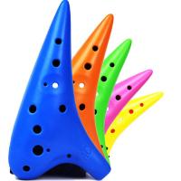 Flauta Alto C De Resina Cerámica Multicolor 12 Agujeros Instrumento Musical Portátil Para Adultos Y Niños - details 1