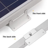 Kit De Soporte De Panel Solar De Aluminio Para Coche RV Yate Z Tipo Montaje Accesorios Para Motorhome RV Yacht Car - details 4