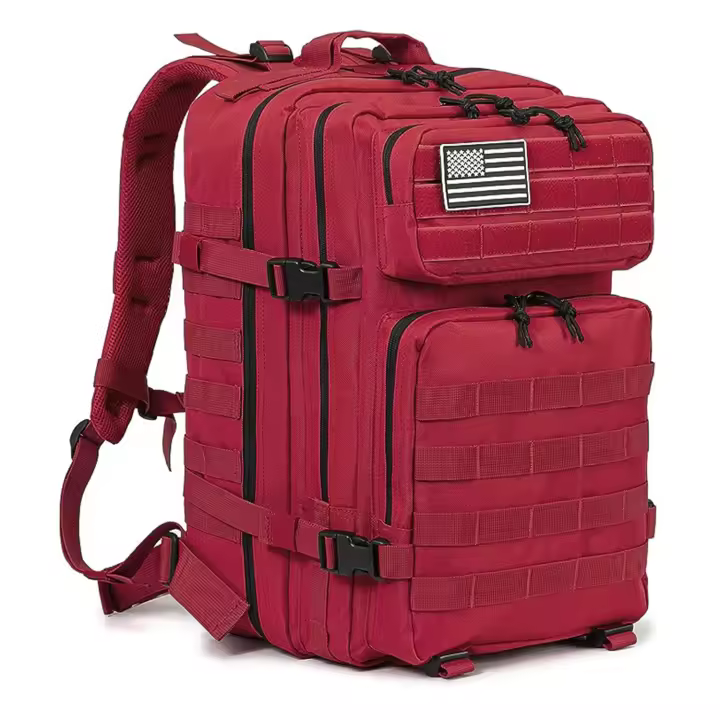 DAM Mochila táctica militar de 45 Litros con sistema Molle de gran capacidad e impermeable. Perfecta para emergencias, días de caza, senderismo y acampadas. 33x29x45 Cm. - 1