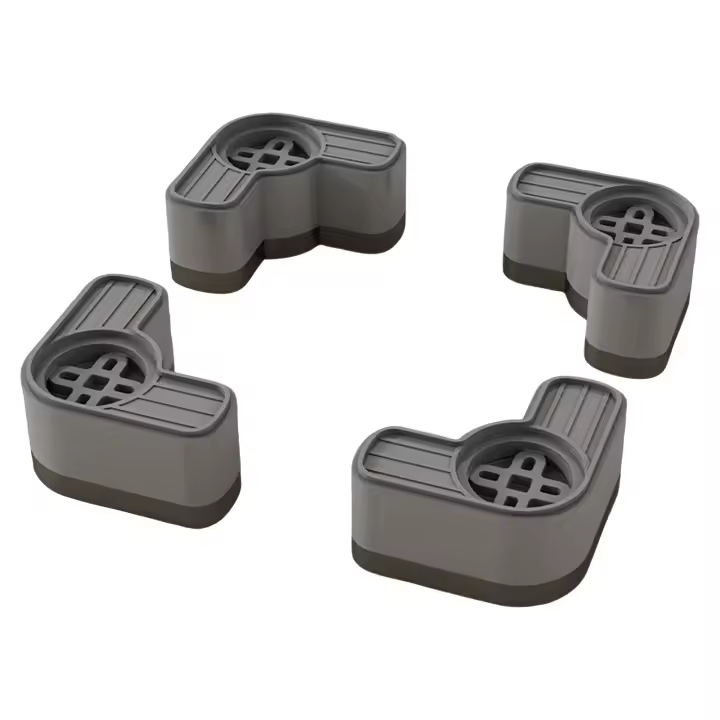 4 Piezas De Almohadillas Antideslizantes Para Lavadora Y Secadora Previene El Movimiento Y El Ruido Del Lavado - 1