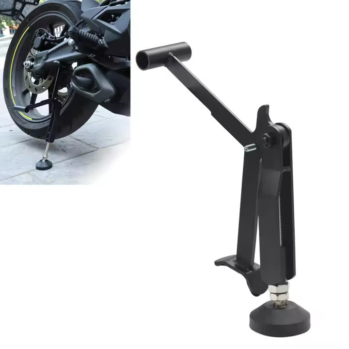 Soporte De Rueda Para Motocicleta Portátil Y Ahorrador De Energía Con Elevador De Brazo Estabilizador Doblegable Para Bicicleta De Tierra - 1