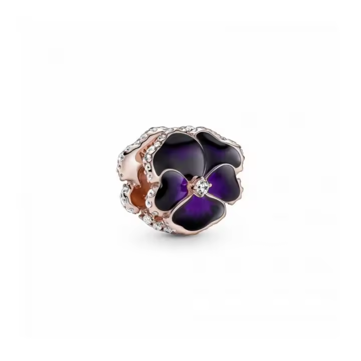 Charm Flor Pensamiento Morado - 780777C01 - 1