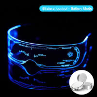 Gafas Luminosas LED Mejoradas Vintage Punk Para Decoración De Navidad Coloridas Y Fashion Para Fiestas Luz Nocturna Con Luz Neón - details 6