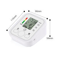 Tensiómetro de Brazo digital, Medida precise de la presión arterial y El Pulso, Detector Electrónico de frecuencia Tarjeta con brazalete 22-36cm,2X99 Memory Adecuado para uso doméstico: USB o Katería enchufable - details 1