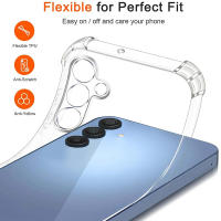 Funda De Lujo Transparente Para Samsung Galaxy A56 A36 A16 A15 A25 A35 A55 A14 A54 A03 A13 A23 A33 A53 A73 A32 A52 A72 Cubierta Trasera Resistente a Arañazos Y Deslizamiento - details 1