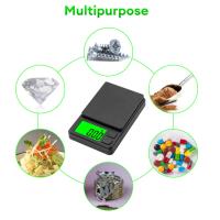 Báscula De Bolsillo Digital Precision 1000g X 0.1g Mini Para Viajes Almacenamiento De Alimentos Joyas En Gramos Y Onzas Con Pantalla LCD Retroiluminada - details 6