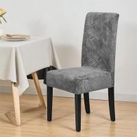 Cubierta De Silla Suave De Velours 1/4PCS Esponjosa Elástica De Color Sólido Lavable Para Sala De Comedor Hogar Bodas - details 18