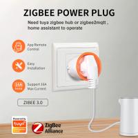 Enchufe Inteligente Zigbee 3.0 16A Compatible Con Homekit Tuya Control Remoto Para Salidas EU 3680W Compatible Con Zigbee2mqtt - details 0