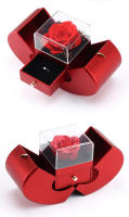 Collar Colgante Rojo De Lujo Con Zirconia Para Mujer Joyería De Moda Romántica Para Novia Caja De Regalo De Apple Regalo De Navidad 2023 - details 10