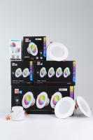 Luz De Tubo Inteligente Bluetooth Graffiti RGB Con Control APP Iluminación Interior Y Focos De Techo 85-265v LED Downlights - details 3