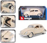 Volkswagen Käfer-Beetle (1955) Coche Escala 1:18 - Burago 12029 - details 5