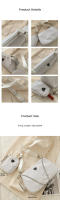 Bolso De Mano Ligero Casual Conjunto De Bolso Cruzado Y Hombro Nylon 2 En 1 Bolso De Hombro Bolso De Moda Para Mujer - details 5