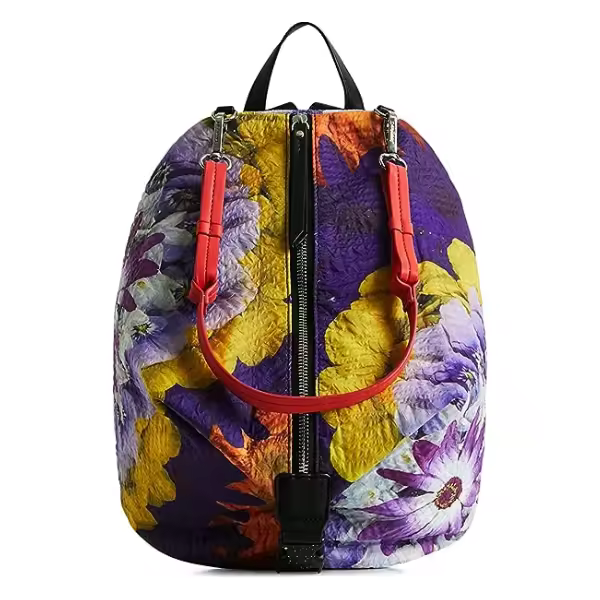 DESIGUAL - Mochila Mujer Back Scarlet Viana Mini Fabric Multicolor - 1