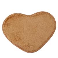 Alfombra De Piso En Forma De Corazón De Microfibra Suave Antideslizante 30x40cm Para Baño Dormitorio Sala De Estar Alfombras Decorativas Modernas - details 4
