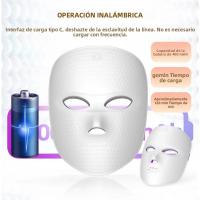 Máscara LED Inalámbrica 7 Colores Máscara De Belleza Con Luz Fotónica Rejuvenecimiento Anti-Edad Tensión De Piel Facial - details 20