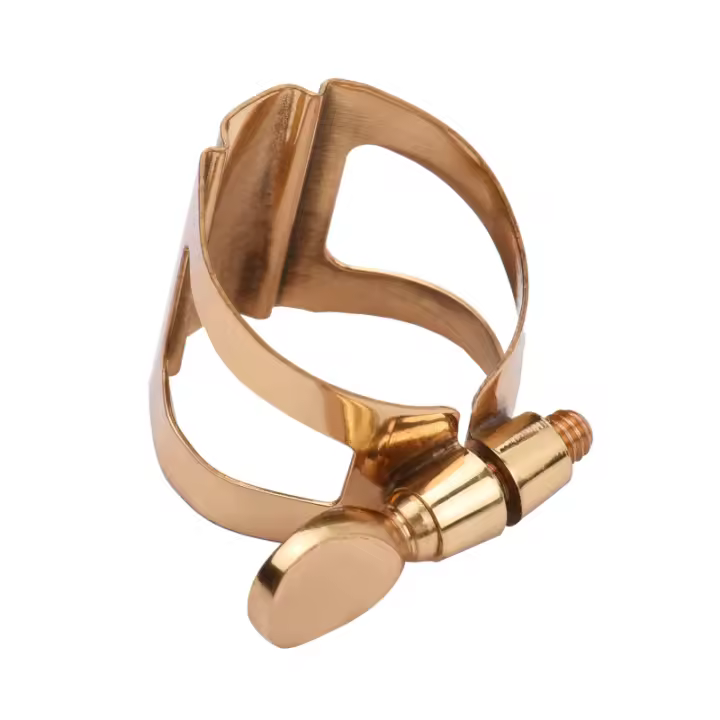 Ligadura De Saxofón Compacta Y Duradera Con Ajuste Por Tornillo Para Soprano Accesorio De Música Sin Marcas De Químicos Producido En China - 1