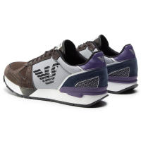 Emporio Armani Zapatillas Hombre Gris X4X289 XM499 N022 - details 3