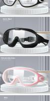 Gafas De Natación Profesionales HD Antiniebla Silicona Marco Grande Con Tapones Para Oídos Para Hombres Y Mujeres Accesorios De Natación - details 8