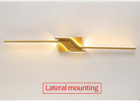 Luz De Pared LED Moderna Minimalista En Negro Iluminación Interior Elegante Para Sala De Estar Dormitorio Pasillo Decoración De Luces Verticales Sencillas Y Elegantes - details 15