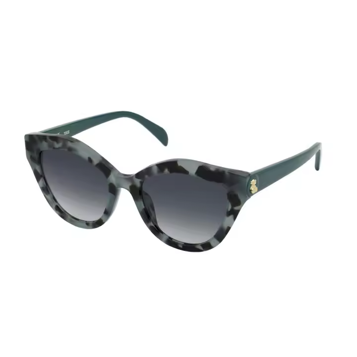Gafa de sol TOUS STOC18 06YT SHINY WATER GREEN HAVANA/SMOKE GRADIENT CALIBRE 53 - 1