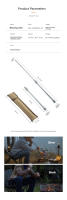 CAMPINGMOON Pipa De Viento Desmontable Para Acampar Al Aire Libre Con Bolsa De Almacenamiento Para Transporte Conveniente MS-43 - details 1