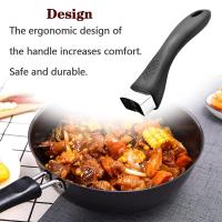 Piezas de mango de baquelita para olla, mango Largo de reposición con Tornillo para cacerolas y sartenes de Cocina. - details 3