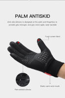 Guantes De Ciclismo Para Otoño Invierno Exterior Negro Táctil Antideslizante Para Gimnasio Fitness Running Y Motocicleta Unisex - details 7