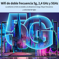 2025 5G Nueva tablet de 10,1 pulgadas Android 13.0 20000mAh 16GB Ram 1TB ROM WiFi 14 tableta nuclear Rojo Global - details 10