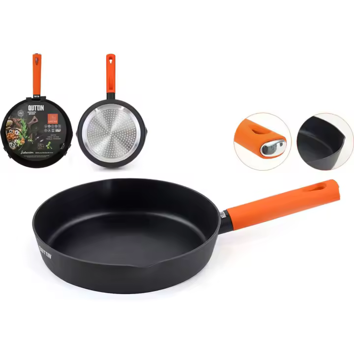 Quttin - Sartén 30cm Aluminio Forjado Colección Gastro - Antiadherente y Duradera - Apta para Todo Tipo de Cocinas - Fácil de Limpiar - 1