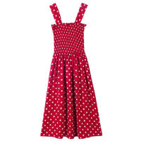 Vestido Largo De Mujer Elegante Con Puntos Y Cuello Cuadrado Vestido De Verano Sin Mangas En Chiffon Vestido Casual De Medio Tamaño - details 11