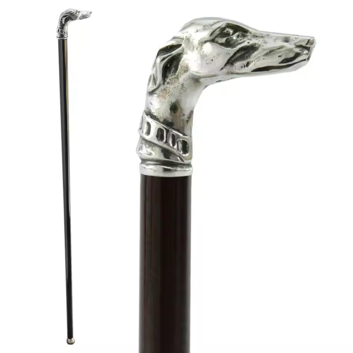 Cavagnini Italia Galgo Perro Cabeza Bastón, Elegant Hombres Mujeres Colorido - 1