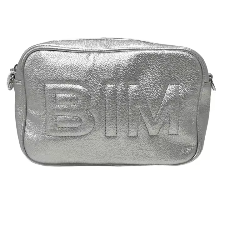 Bolso Napa Mini Bim Plata - 1