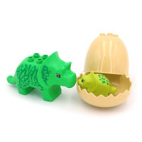 Bloques De Construcción Grandes Animales Y Dinosaurios Conjunto De Zoológico Compatible Con Bloques Duplo Juguetes Para Niños Regalo - details 4