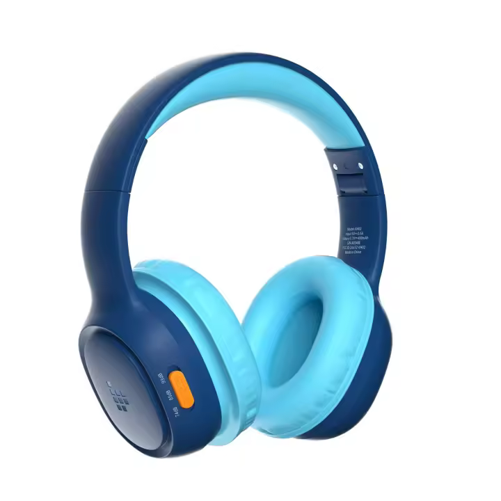 Tronsmart KH02 Auriculares inalámbricos Bluetooth 5.3 para niños, hasta 45 horas de reproducción, plegables y portátiles, micrófono incorporado, limitador de volumen a 93dB, diseño rosa Princesa, ideales para escuela, viaje y avión - 1