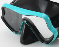 Máscara De Buceo Y Snorkel Profesional Con Vidrio Templado Kit De Snorkel Para Natación Y Entrenamiento Para Adultos Y Jóvenes - details 2