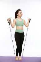 Cuerda De Tensión Elástica Para Deportes Y Fitness Resorte De Resistencia Para Yoga Cinta De Resistencia Para El Abdomen Y Cintura Unisex - details 9