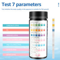 100 Pcs Kit De Pruebas Para Acuario 9-IN-1/7-IN-1 Con Test De Agua Y Frasco Monitoreo De Calidad Del Agua Pruebas De pH Para Tanque De Peces - details 9