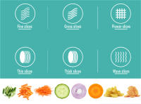 LMETJMA Slicercito De Verduras Ultra Afilado Corte De Alimentos Ajustable Espesor Diferente KC0450 Herramienta De Cocina - details 2