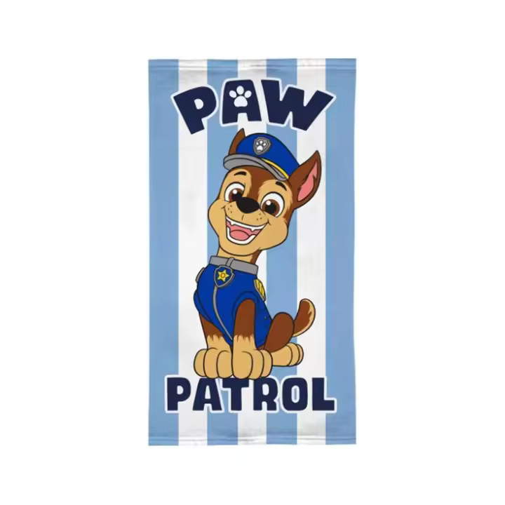 Toalla Playa Piscina infantil Patrulla Canina Oficial 70x140cm de microfibra para niños - 1