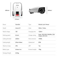 Cortacésped Robótico Goat Bot Unicut H1, cobertura de área grande 1500 m², RTK+VSLAM para mapeo preciso, ancho de corte 24 cm, velocidad rápida 0.45 m/s, capacidad de escalada en pendientes 45°, evitación de obstáculos impulsada por IA, impermeable IPX6 - details 12