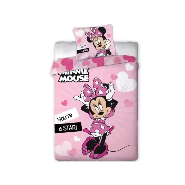 Bolsos Hf Funda Nórdica Microfibra Minnie Disney 140x200cm Producto Oficial Niños Niñas - 1