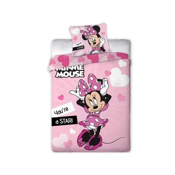 Bolsos Hf Funda Nórdica Microfibra Minnie Disney 140x200cm Producto Oficial Niños Niñas - 1