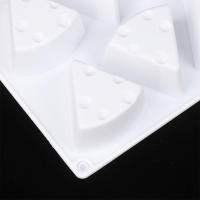 Molde De Silicona En Forma De Queso Con 8 Cavity Para Pastelería Herramienta De Cocina Antideslizante Para Hornear Y Postres - details 16
