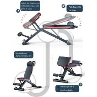 ALLINLIFE Banco de gimnasio plegable para el entrenamiento de todo el cuerpo 300 kg, banco abdominal para entrenamiento de fuerza en el gimnasio en casa, con plegado rápido y ajuste - details 4