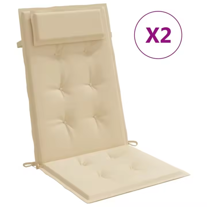 Zapatos de Silla con respaldo alto 2 UDS TARP Oxford beige - 1