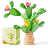Juguete Educativo Montessori De Madera Cactus Arcoíris Equilibrio Puzzle Juego Divertido Para Niños Y Niñas Edad Recomendada 3-6 Años - details 5