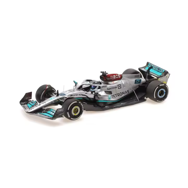 MINICHAMPS 1/43 MERCEDES AMG W13 GEORGE RUSSELL BRITISH GP 2022 - 417221063 - 1