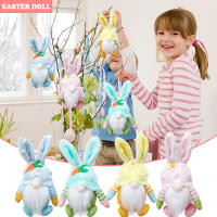 Muñeco De Pascua Sin Cara Gnome Conejo Hecho a Mano Decoración Reutilizable Para El Hogar Obsequio Para Niños Adornos Colgantes De Primavera - details 0