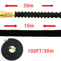 Tubo De Riego Jardín Expansible Flexible Con Conexiones De Latón Sólido Y Doble Goma Portátil Para Patio 3 Veces Telescopio - details 11
